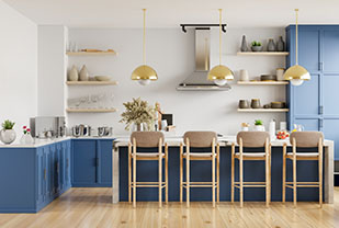 Home interior designers in Bangalore - Stylish Kitchen Shelf Ideas and You Will Be Amazed